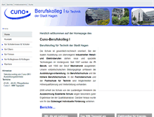 Tablet Screenshot of cuno-berufskolleg.de